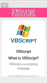 Vbscript Tutorials screenshot 3