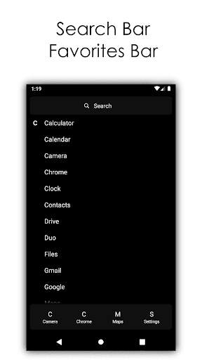Black Launcher - Simple and Battery Friendly screenshot 4
