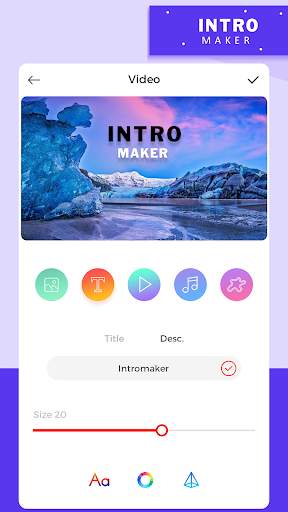 Intro Movie Maker With Music screenshot 2