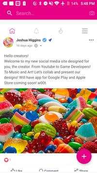 Creators Candy - Social Media For Content Creators screenshot 1