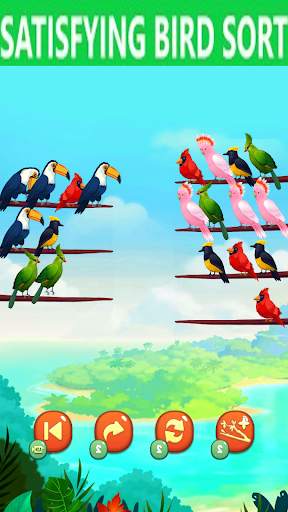 Bird Sort:Color Sorting Puzzle screenshot 2
