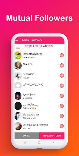 Unfollow for Instagram - Fans & Non followers screenshot 5