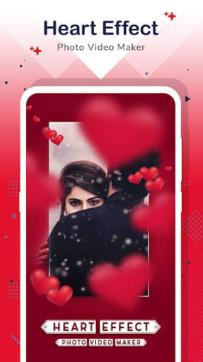 Heart Effect Photo Video Maker - Photo Animation screenshot 1