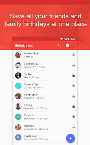 Birthday App - Birthday Remind screenshot 1