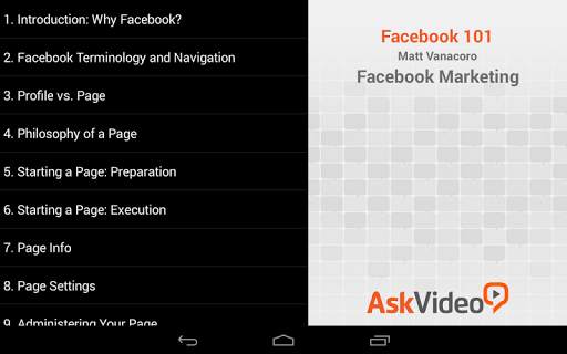 Course For Facebook Marketing screenshot 2