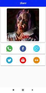 Halloween Photo Editor-Scary makeup screenshot 6