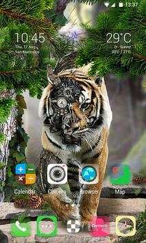 Mechanical Tiger Parallax V Launcher Theme screenshot 2