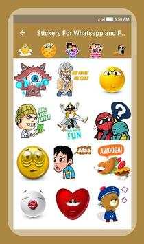 Stickers For Whatsapp & Facebook screenshot 3