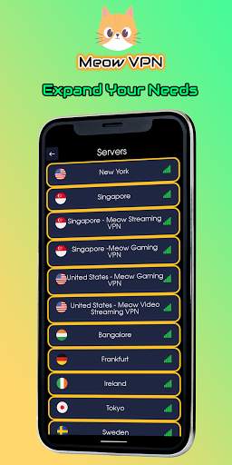Meow VPN - Fast, Secure and Freemium VPN App screenshot 3