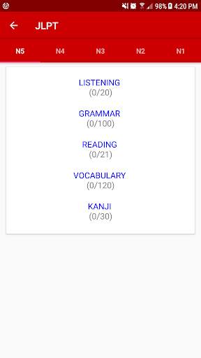 Japanese (Travel,  Jlpt N5, N4, N3, N2, N1) screenshot 4