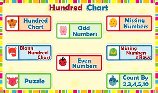 Kids Counting Hundred Chart скриншот 9