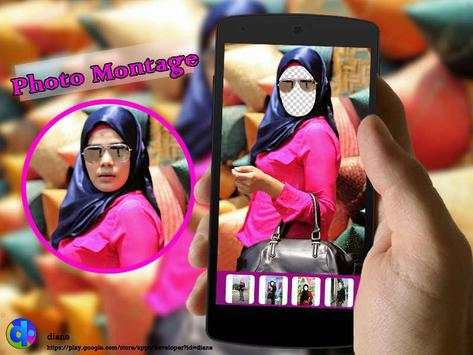 Hijab Woman Photo Montage 2 تصوير الشاشة