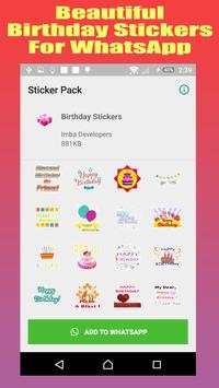 Birthday Stickers screenshot 2