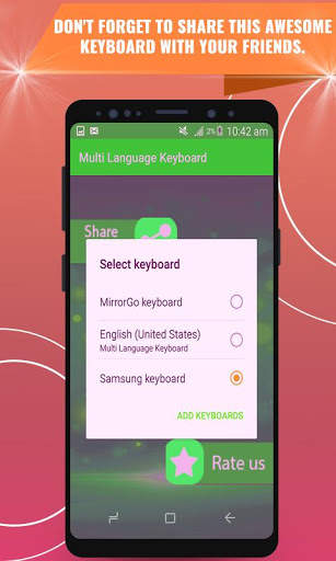 Multilingual Keyboard: Multi Language Keyboard screenshot 3