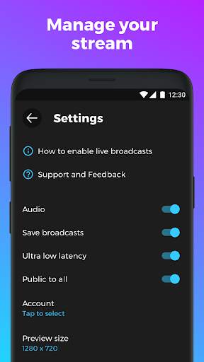 YouStream: Broadcast Videos to скриншот 5