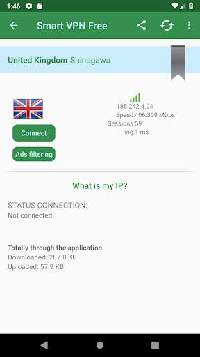 Smart VPN Free screenshot 2