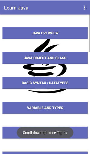 Learn Java screenshot 1