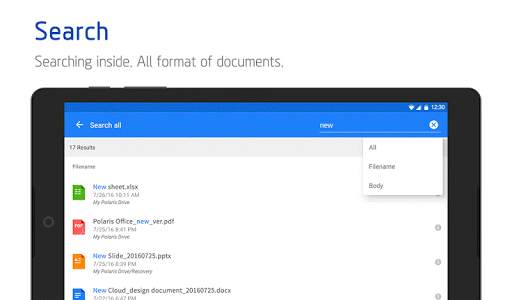 Polaris Office for LG screenshot 14
