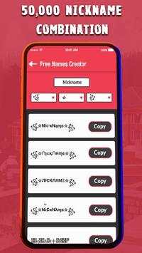 Name Creator For Free Fire - Nickname Generator screenshot 1