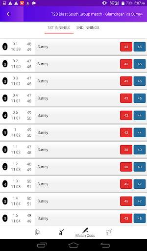 Cricket Live Score screenshot 1