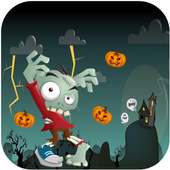 Halloween Zombie Run Terrible logo