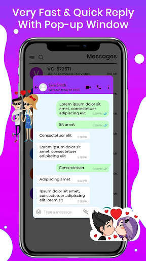 Switch messenger for messages text  Customize chat screenshot 4