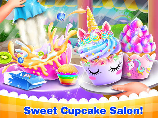 Unicorn Cone Cupcake Mania - Ice Cream Cake Maker screenshot 1