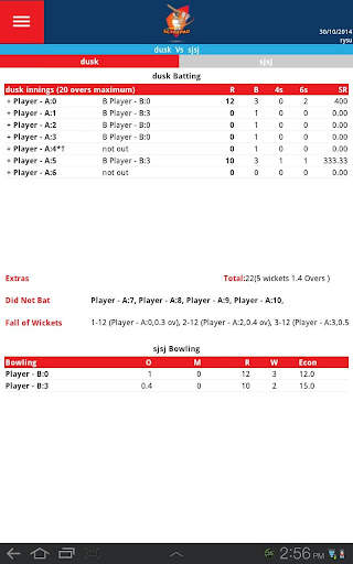 Cricket Score Pad screenshot 6
