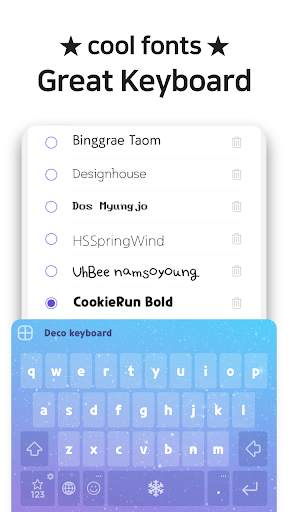 Deco Keyboard - emoji, fonts स्क्रीनशॉट 11