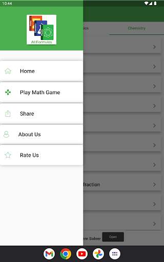 All Formulas screenshot 11