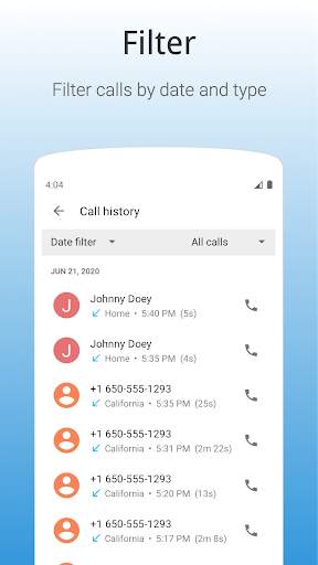 Call Log Analytics - Call History Manager, Backup screenshot 5