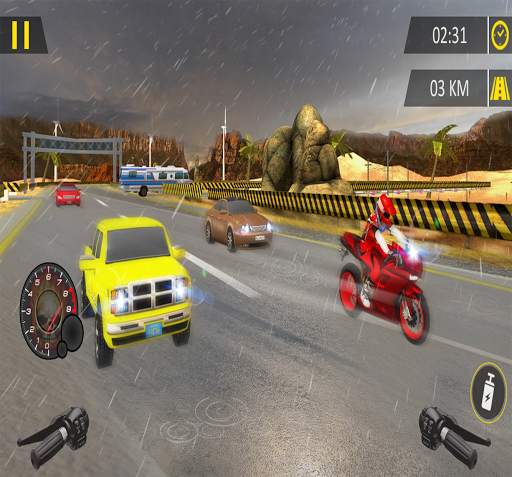 Moto Bike Racing: Endless Traffic Racer 🚵‍♀️ screenshot 9