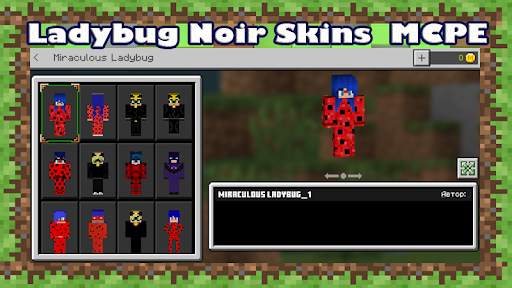 Miraculeuse Skins   Mod Ladybug Noir For MCPE screenshot 4