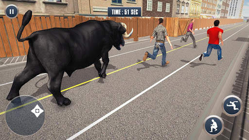 Angry Bull Wild Attack City Revenge screenshot 1