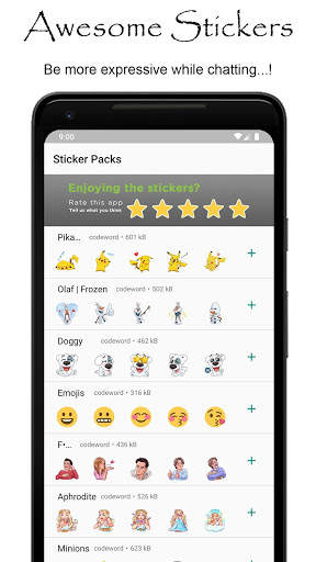 WhatsApp Stickers | WAStickerApps Free 2 تصوير الشاشة