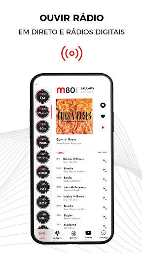 M80 Portugal's Radio screenshot 3
