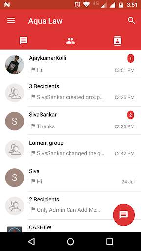 Aqua Law Secure Messenger screenshot 3