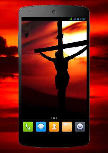 Jesus on the cross Live Wallpaper screenshot 2