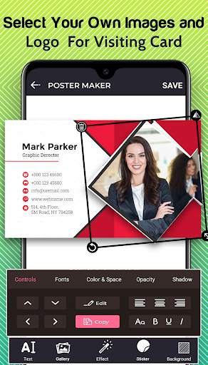 Business, Visiting Card Maker & Designer screenshot 4
