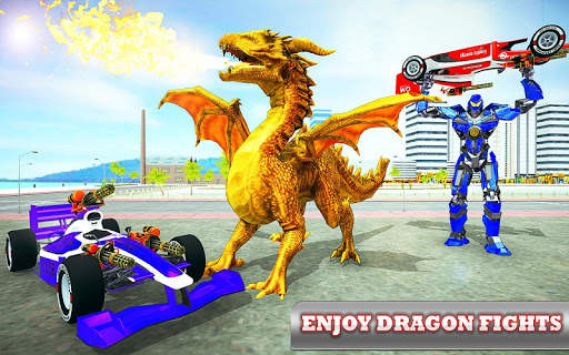 Police Dragon Robot Car – Flyi screenshot 1