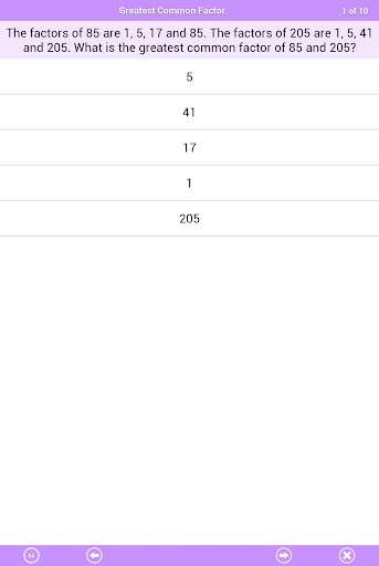 GRE Math Arithmetic Review LE screenshot 21