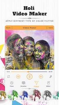 Holi Video Maker screenshot 2