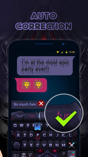 Space Keyboard Theme screenshot 5