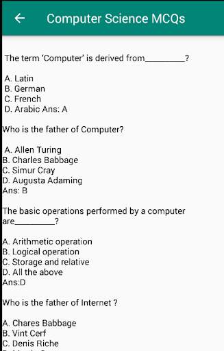 MCQs (Offline) screenshot 4