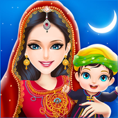 Indian Princess New Born Baby icon