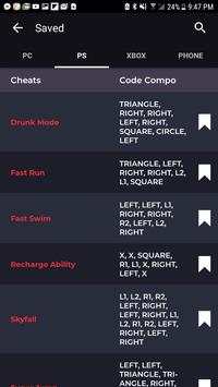 Cheats for GTA 5 - Xbox, PS4, PS3, PC (Unofficial) screenshot 2