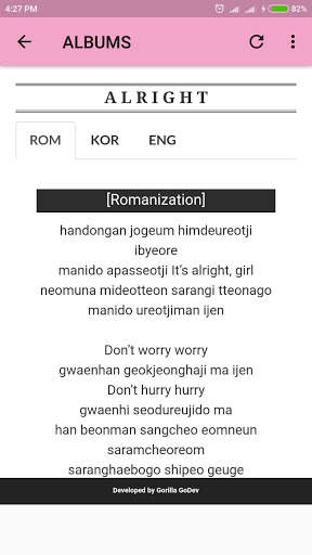 Apink Lyrics (Offline) screenshot 8