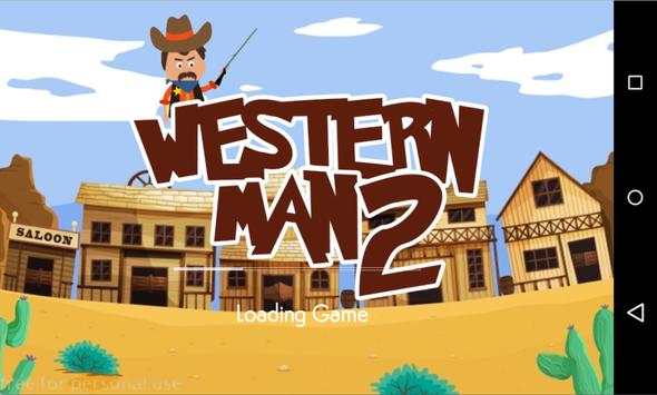 Western-Man 2 : Super Jabber Jungle Castle Run screenshot 1