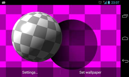 Boing Ball Live Wallpaper Lite screenshot 3