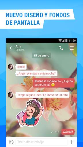 Videollamadas y mensajería screenshot 2